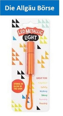 Trendhaus  952646 Design & Art LED Metallic Light orange ca. 5,5 cm Neu OVP