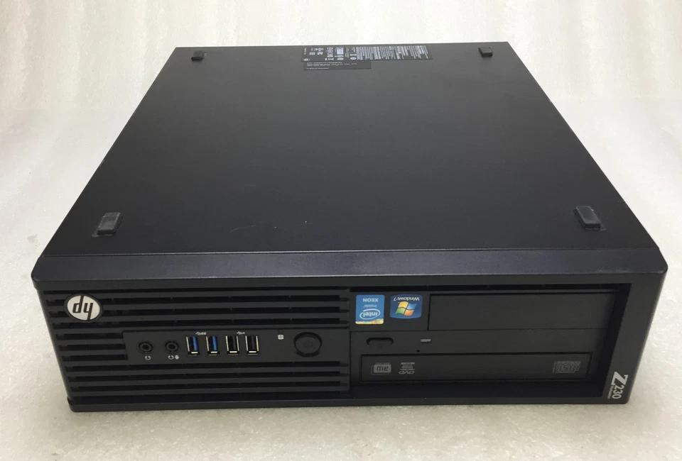 HP Z230 SFF Workstation Xeon  E3-1240 v3 3.4GHz 4GB RAM 1TB HDD AMD NO OS - Image 3 of 4