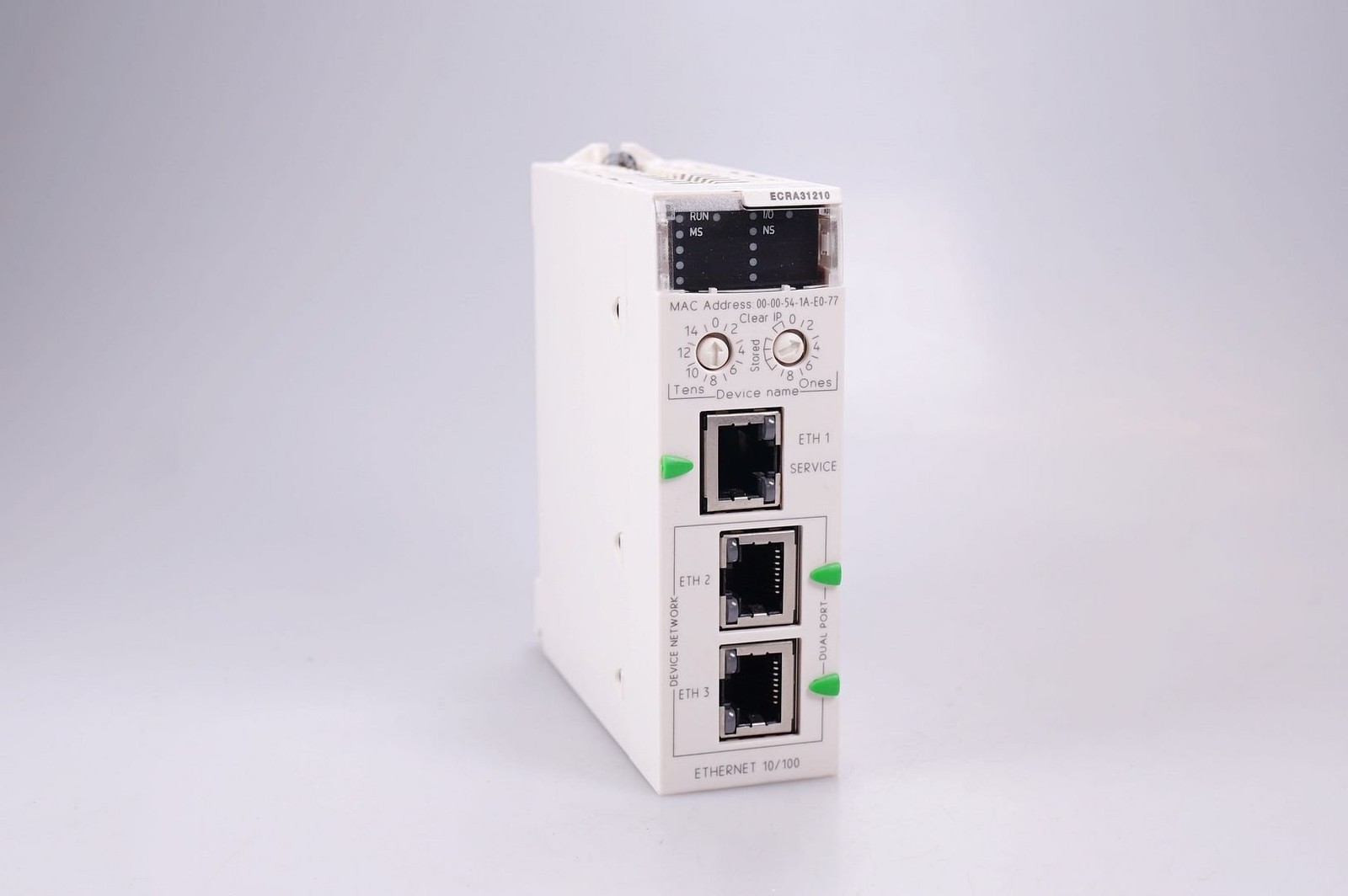 Schneider Electric BMECRA31210 Modicon X80 EIO Drop Adapter With Eth Bkp