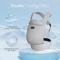 Momcozy Breathable Mesh Baby Carrier, Ergonomic and Lightweight Infant Carrier