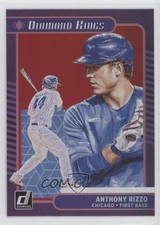 2021 Panini Donruss Diamond Kings Holo Red Anthony Rizzo #21 0u2j