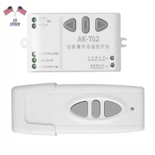 433mhz AC 85-250V Projection Screen Receiver RF Wireless Remote Control Switch c