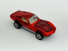 Hot Wheels Redline CUSTOM CORVETTE Red US White Interior Very Nice !!