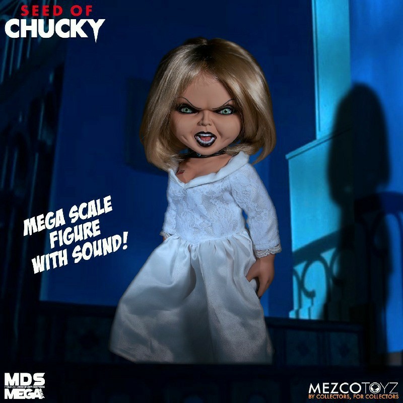 Muñeca Mezco MDS Tiffany Seed of Chucky Talking 15 pulgadas mega escala