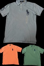 New MEN's Polo Ralph Lauren Big  Tall Big Pony 3 Mesh Polo Shirt New 110