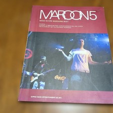 Maroon 5 Best Band Score Sheet Music Q6 Used Vintage Notation RR7
