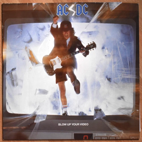 AC/DC – Blow Up Your Video 1988 Europe LP Vinyl EX/EX
