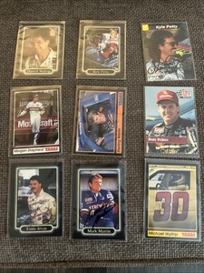 NASCAR Autographed Card Lot 8 Different Drivers. Signed At Charlotte   