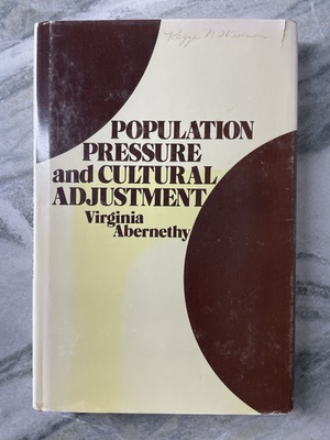 #ad Population Pressure and Cultural Adjustment Virginia Abernethy HC DJ VTG 1979 $22.99