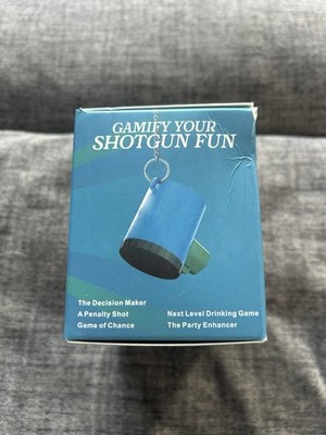 Shotgun Gaming Device Drinking Game Party Enhancer Adult Fun New In Box Gift