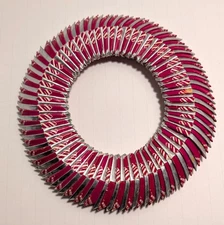 Vintage Pall Mall Decorative Circle--Art Deco/Trench Art/Homemade/Handmade