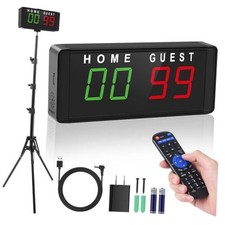 LED Electronic Scoreboard Digital Score Keeper with Scoreboard with tripod