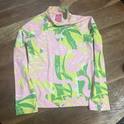 Lilly Pulitzer for Target Flamingo Print Rash Guard S/P (6-6x)