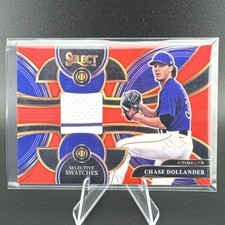 2024 Panini Select Chase Dollander Selective Swatch Red Prizm 9/99 Rockies SP