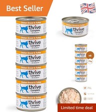 Natural Chicken & Turkey Pate Cat Food - All Life Stages, 450g (Pack of 6) 4.81 per kilo