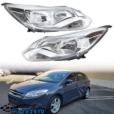 Scheinwerfer Paar links+Rechts für Ford Focus MK3 2011-2013 2014 H1 H7 Halogen