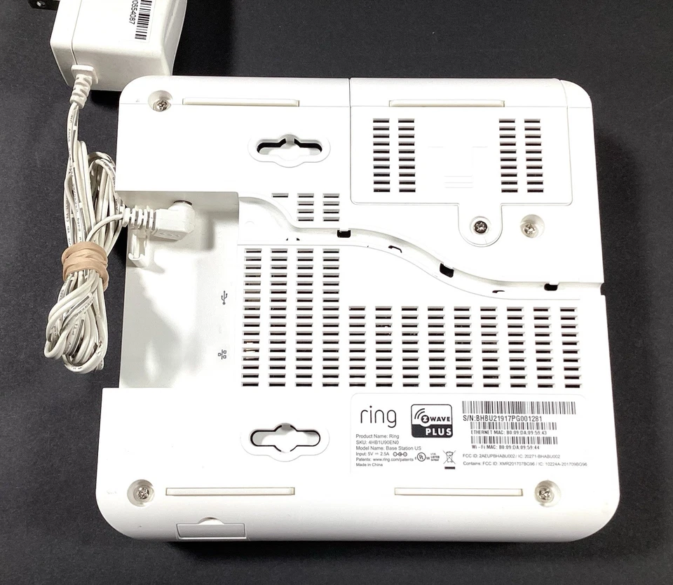 Ring Alarm Base Station US White 4HB1U9-0EN0 Powers On Unknown Registration - Image 2 of 3