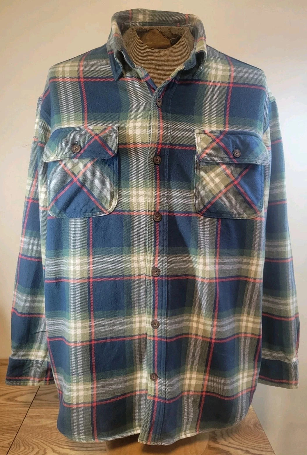 Duluth Trading Men's Burlyweight Heavy Flannel Shirt Blue Multicolor Plaid Sz L
Opens in a new windo