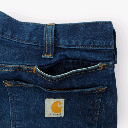 Carhartt Jeans Herren 30x32 Force Straight-Fit Low-Rise 5-Pocket Tapered Blau - Bild 10 von 16