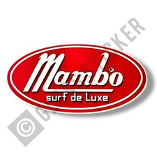 Mambo Surf De Lux Surf Sticker - Vintage Surfing Decal