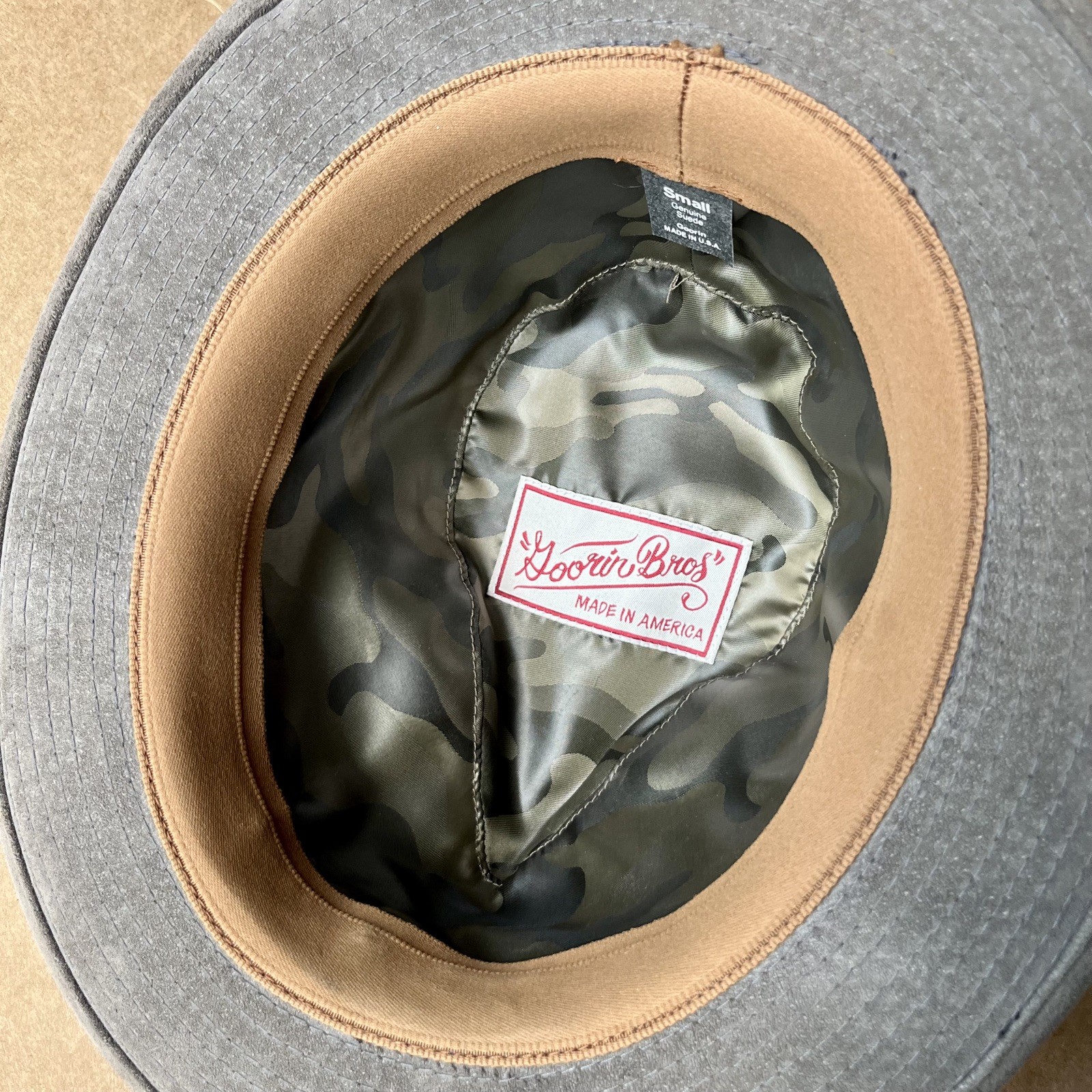 Goorin Bros Fedora - Suede Leather, Size S, USA Made Hat 7 image 4