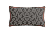 Bedeck of Belfast Siya Cushion NEW Charcoal Grey - 70cm x 40cm - RRP £50