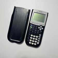 Texas Instruments TI-84 Plus Graphing Calculator Dark Blue w/ Cover Tested