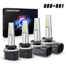 For Arctic Cat M1000 M5 M6 M7 M8 4x 894 893 LED Headlight Hi/Lo Beam Combo Bulbs