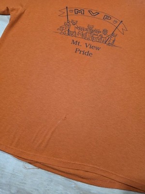 Vintage 90's Russell Athletic USA Orange Single Stitch USA Tee