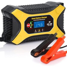 12V 6A 24V 6V Full Automatic Car Battery Charger, Trickle Maintainer, Auto, AGM