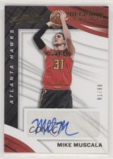 2017-18 Panini Absolute Precision Signatures 81/99 Mike Muscala #PS-MM Auto 1u0