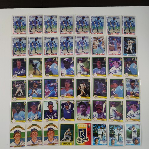 Kansas City Royals Lot Of 1250+ Cards 1970's Through Today Brett To Witt - Picture 5 of 17