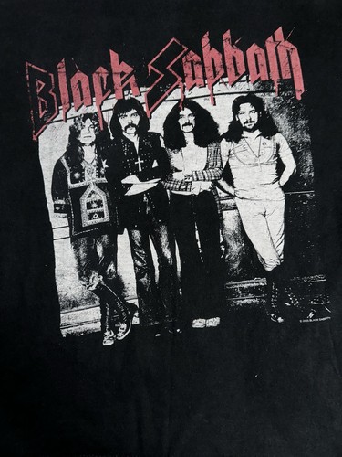 VTG Black Sabbath Classic Rock Band Short Sleeve Winterland T Shirt Adult XL - Picture 2 of 6
