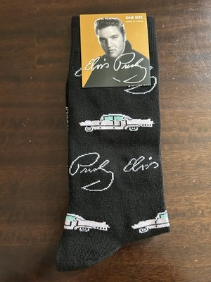 Elvis Presley Men s Crew Socks Size 7-12