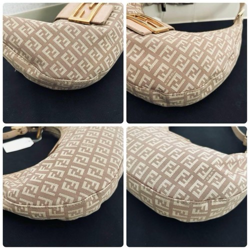 Autentica borsa a tracolla fendi hobo mano FF zuccino mamma secchiello y2k vintage rara - Foto 4 di 24