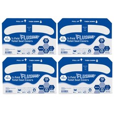 MED PRIDE Disposable Toilet Seat Covers Flushable Travel Public Restrooms 500ct 