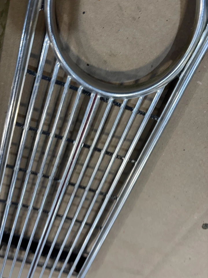 Ford Galaxy Ltd 1968 Country Squire rejilla no oculta carcasas acero inoxidable OEM Foto 4 de 4