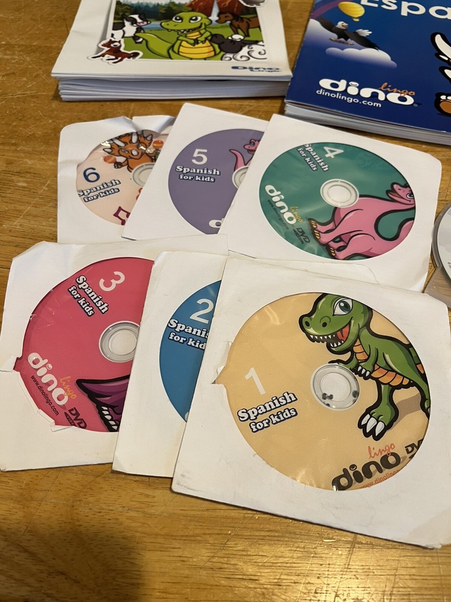 Dino Lingo スペイン語DVD Dino Lingo DVD Program Spanish Language Learning 6 Discs