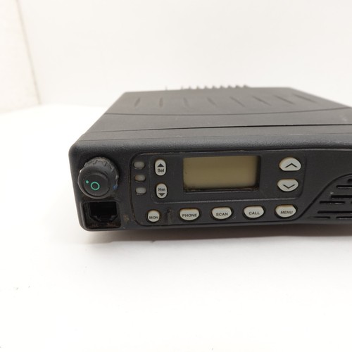 Vintage Motorola GTX Two Way Radio Model M11URD6CB1AN With Hand Held Microphone - Zdjęcie 4 z 11