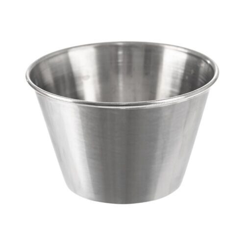 6x Edelstahlschüssel Dipschälchen Soßenschälchen Edelstahl 9,5 cm 250 ml - Bild 1 von 1