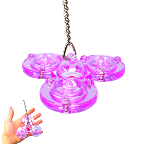 Bonka Bird Toys 0010 Small Satellite Bulletproof Rattle Puzzle Cage Toy Conure - Picture 2 of 7