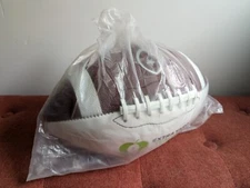 New Football NFHS / NCAA Regulation Size Game Ball Composite brown / white 