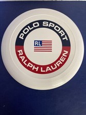 Polo Ralph Lauren Vintage 90s Frisbee Disc USA Red White Blue Polo Sport Frisbee