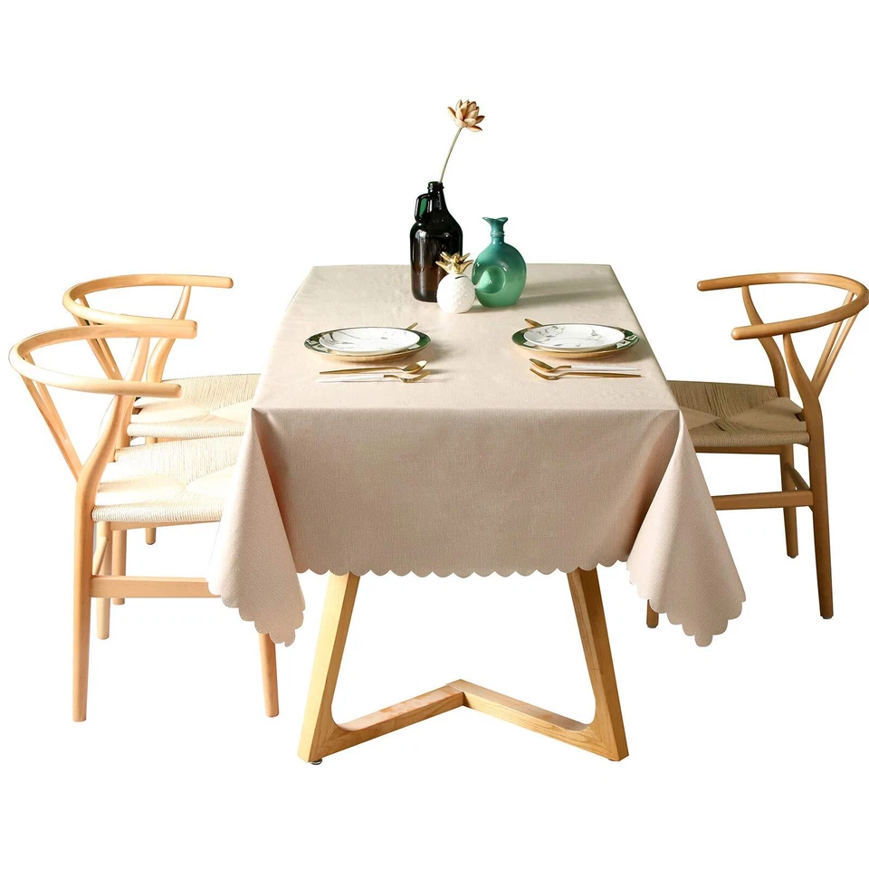 Wasserabweisende Tischdecke Rechteck PVC zum Esszimmer Küche Geburtstag Party... - Image 2 of 4