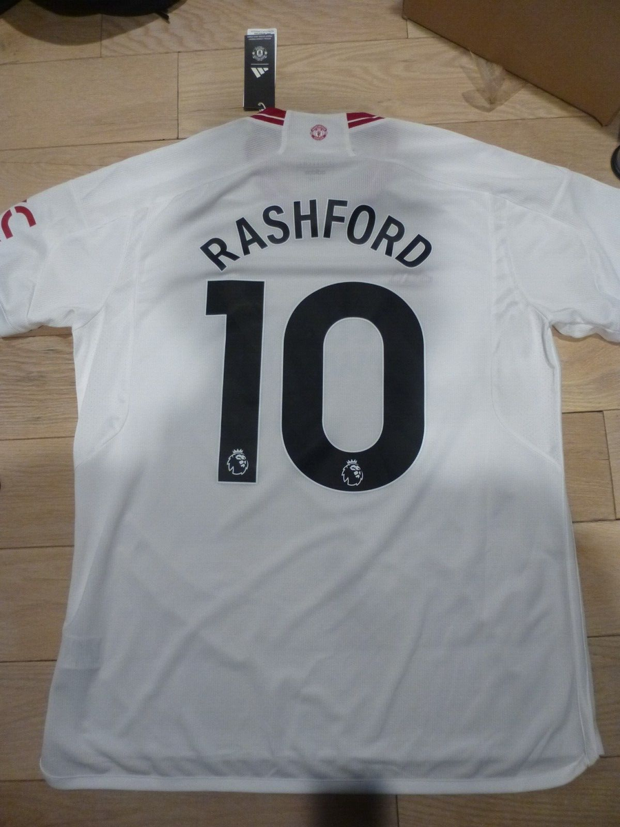 【レプリカ（未着用）】M.RASHFORD／Manchester United Men's adidas Originals Marcus Rashford Cream Manchester