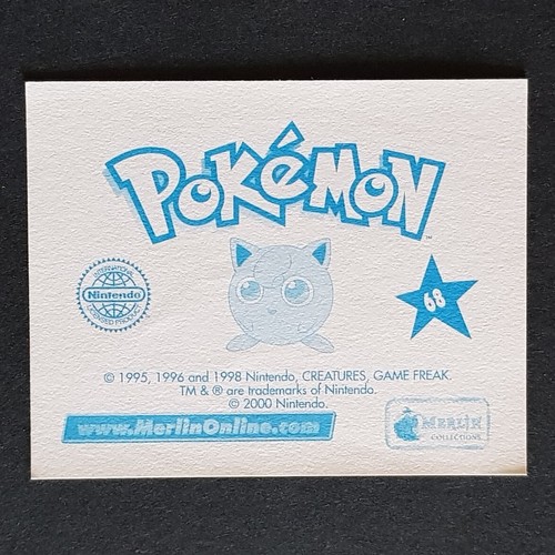 Pokemon "Figurine Adesive Merlin 2000 2a Serie" ENTRA e SCEGLI - Foto 137 di 406