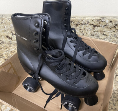 Skate Gear Retro Quad Roller Skates with Structured Boot Mens