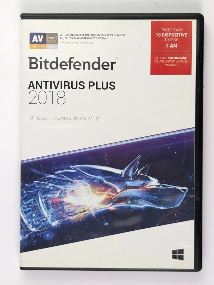 Bitdefender Antivirus Plus 2018 Romanian 10 PCs 1 Year RNPC001565B1 - Imagen 2 de 4