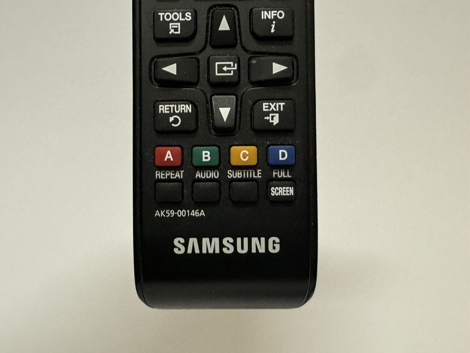 SAMSUNG AK5900146A BLU RAY REMOTE CONTROL for BDE5300 BDE5400 BD