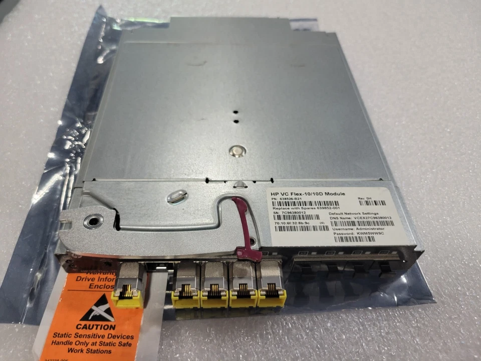 HP Blade System C7000 Enclosure 2 x 638526-B21/ 2x 658250-B21/2 x708046-001/6PSW - Image 3 of 4